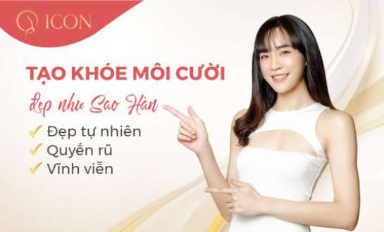 Tạo khóe môi cười đẹp tự nhiên, vĩnh viễn, quyến rũ như sao Hàn