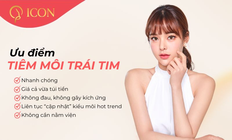 Tiêm môi trái tim: xu hướng làm đẹp mới nhất năm 2023