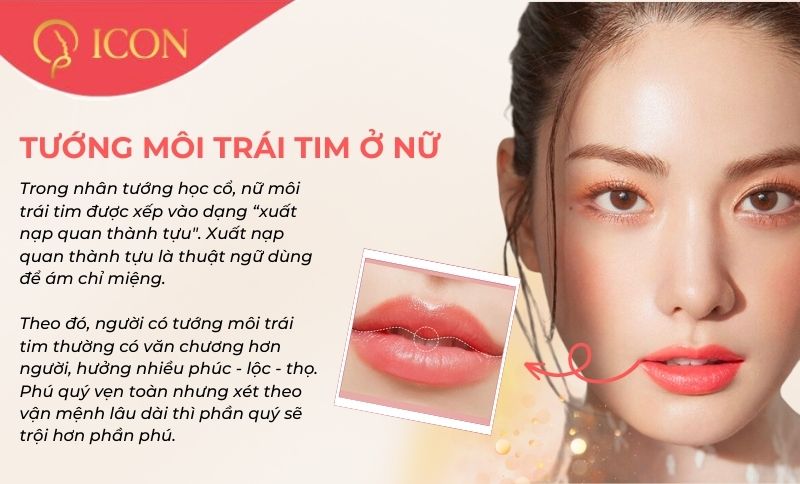 Xem tướng môi trái tim nữ: vận mệnh, tính cách và cách sở hữu tự nhiên