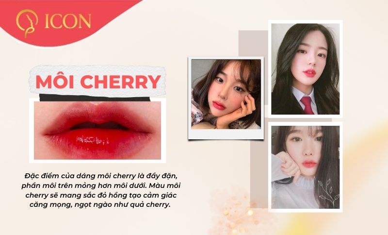 Môi cherry là gì? Cách tạo hình môi cherry khiến chị em mê đắm đuối